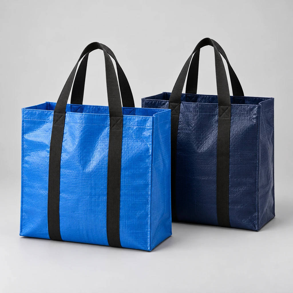 Reusable woven totes — product concept